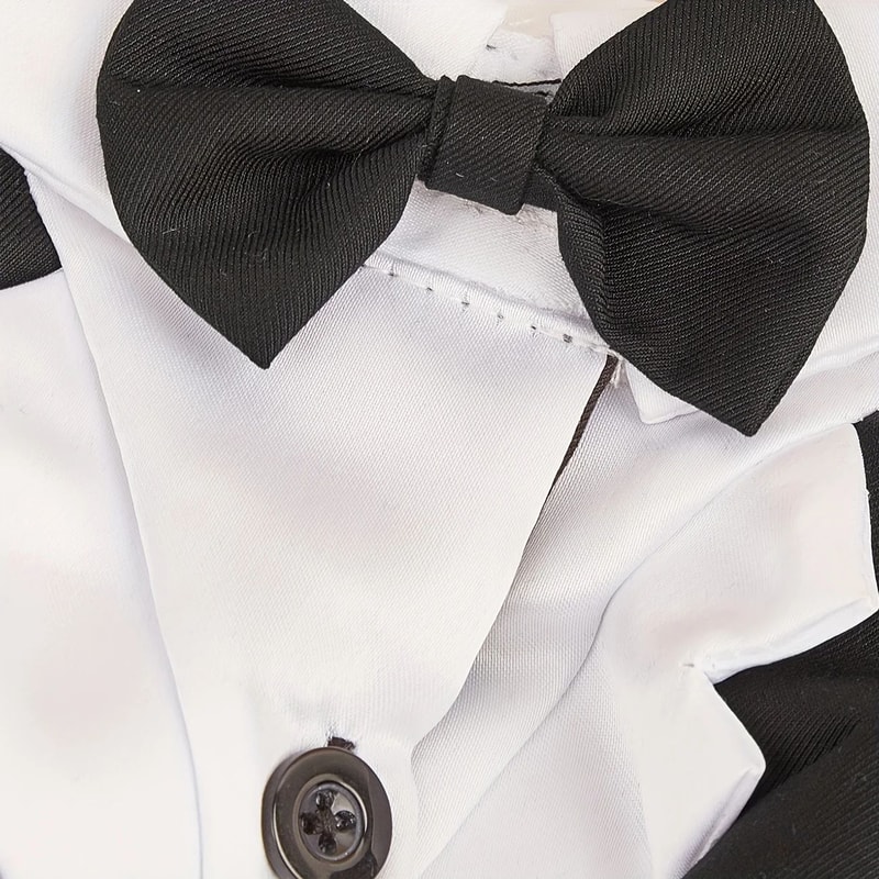 Formal Pet Wedding Suit With Bow Tie 4