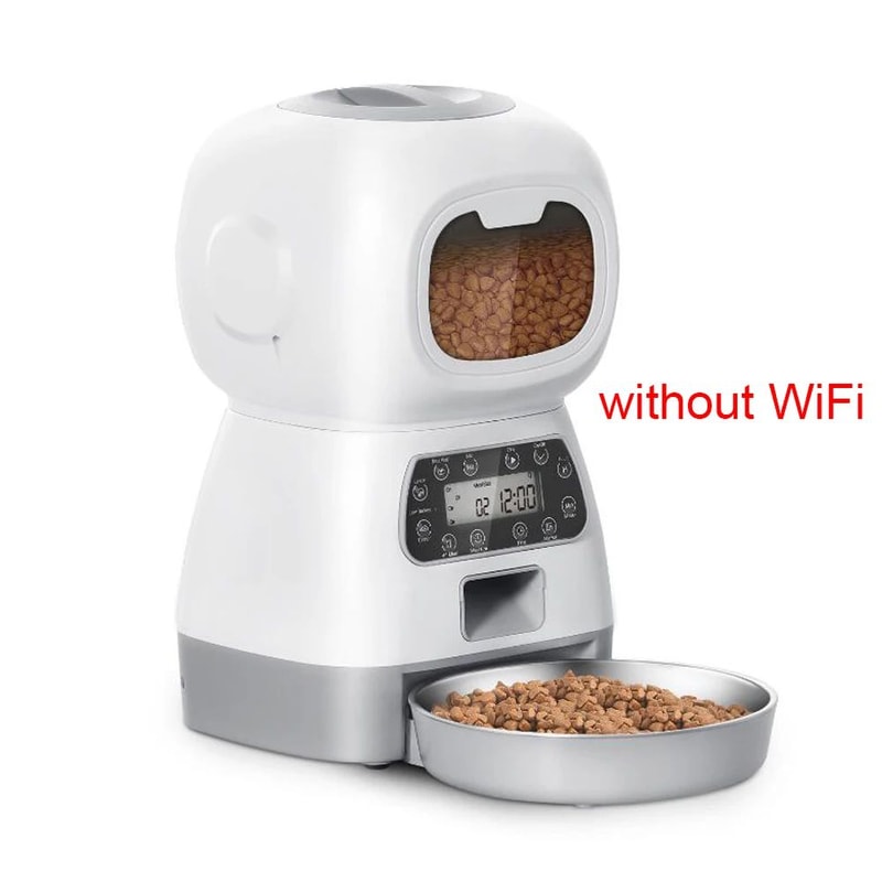 Smart WiFi Automatic Pet Feeder With Voice Recorder 10