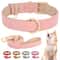 Soft Padded PU Leather Dog Collar And Leash Set 0