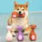 Squeaky Rubber Animal Dog Chew Toy 4