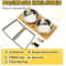Elevated Tilted Pet Bowl Stand With Stainless Steel Bowls 5