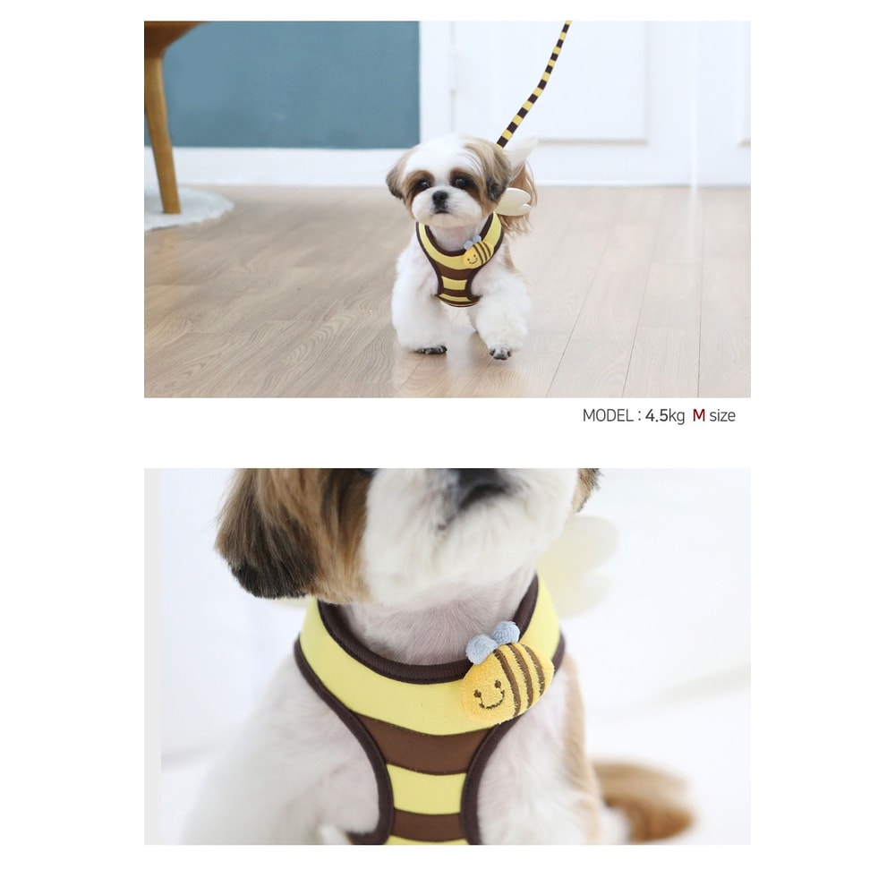 Cute Bee Pet Harness And Leash Set 7