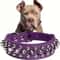 Adjustable PU Leather Spike Pet Collar 9