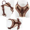 Luxury Chocolate Adjustable No Pull Dog Harness 2