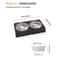 Adjustable Elevated Dog Feeder With Stainless Steel Bowls 4