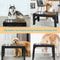 Adjustable Elevated Dog Feeder With Stainless Steel Bowls 6