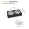 Adjustable Elevated Dog Feeder With Stainless Steel Bowls 8