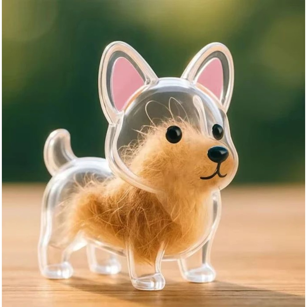 Cute Pet Hair Storage Keychain Pendant Set 11
