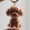 Cute Pet Hair Storage Keychain Pendant Set 14