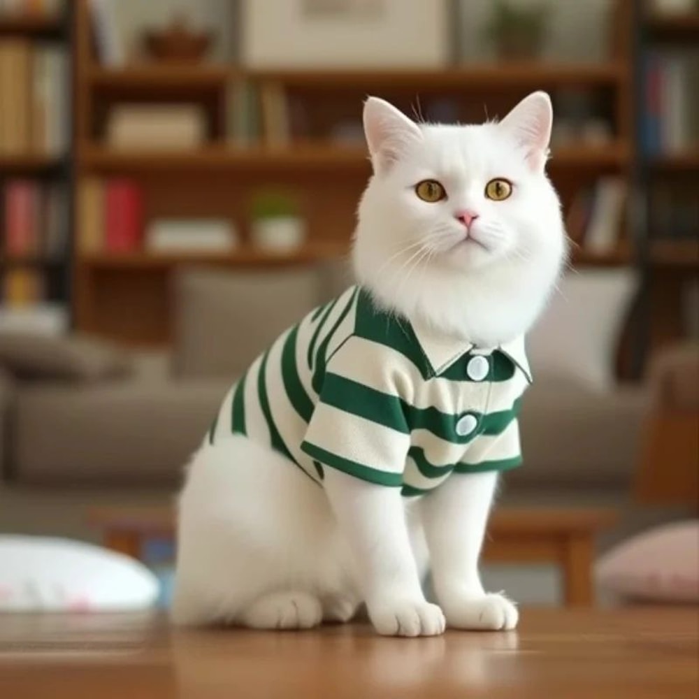 Casual Pet Polo Shirt For Dogs And Cats 2