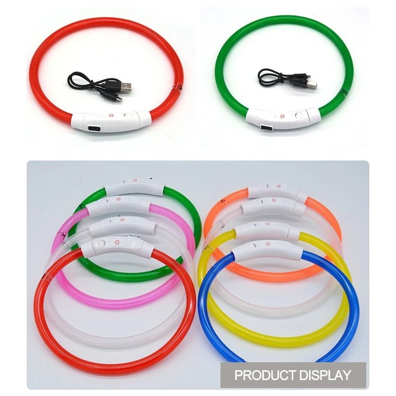 LED Glowing Dog Safety Collar 7