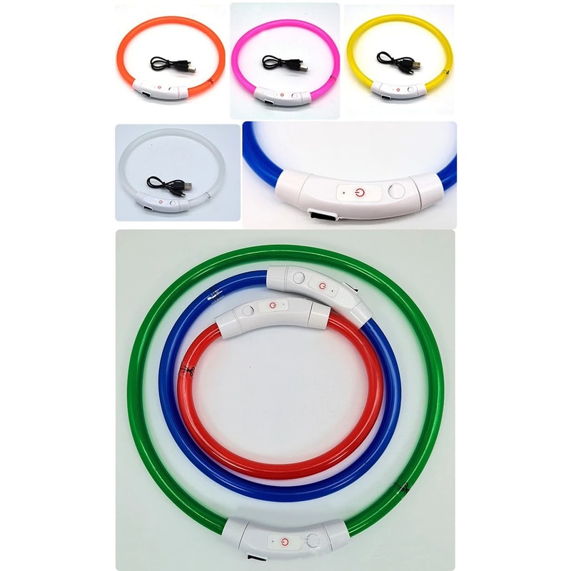 LED Glowing Dog Safety Collar 8