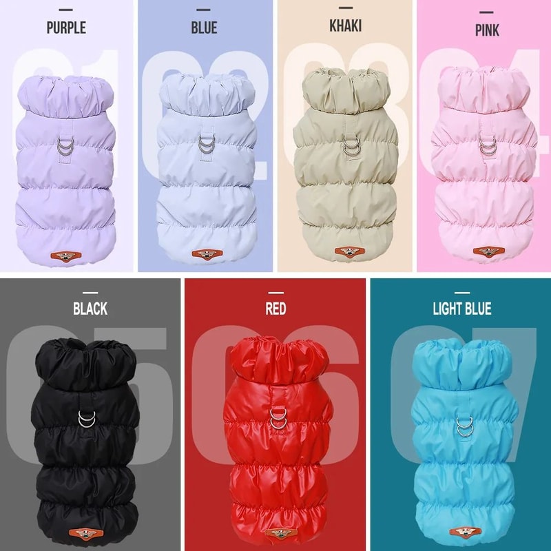 Warm Winter Dog Coat Jacket Vest 1