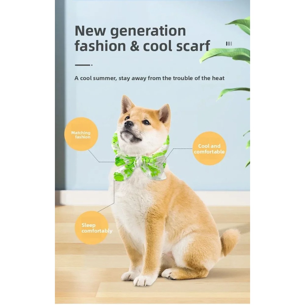 Summer Pet Cooling Scarf Ice Collar 7