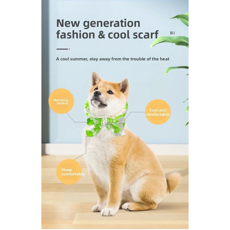 Summer Pet Cooling Scarf Ice Collar 7