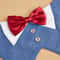 Formal Dog Tuxedo Bandana Bowtie Collar 8