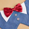 Formal Dog Tuxedo Bandana Bowtie Collar 8