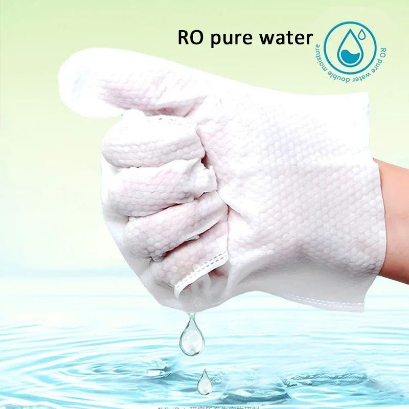 Pet Dry Cleaning Gloves Hair Removal Wipes 3