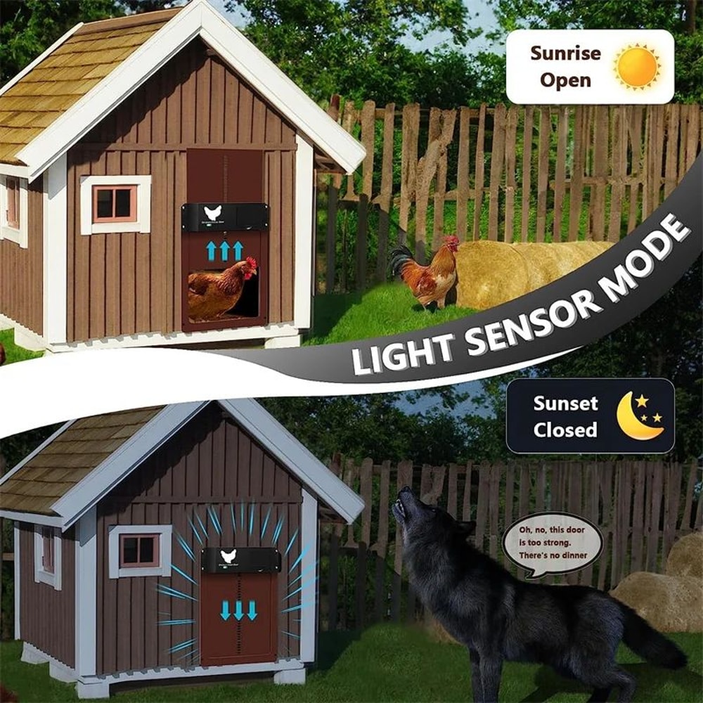 Automatic Chicken Coop Door With Light Sensor 8