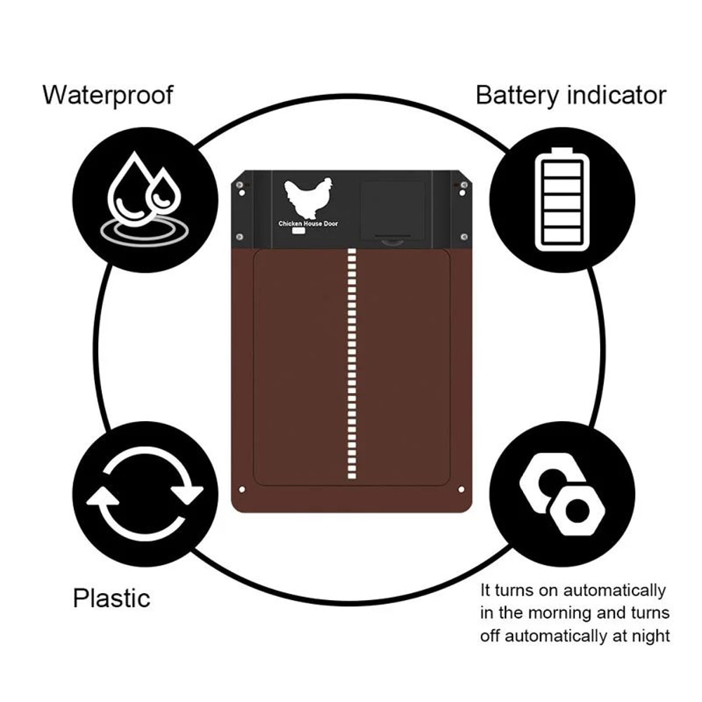 Automatic Chicken Coop Door With Light Sensor 11