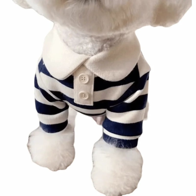 Fashion Striped Dog Shirt Cooling Vest 7