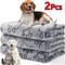Soft Fluffy Paw Print Pet Blanket Set 0