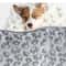 Soft Fluffy Paw Print Pet Blanket Set 7