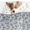 Soft Fluffy Paw Print Pet Blanket Set 7