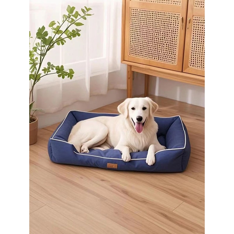 Waterproof Soft Square Dog Bed For Large Pets 4