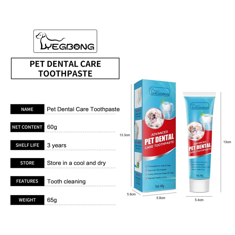 Pet Toothpaste For Fresh Breath And Dental Care 6