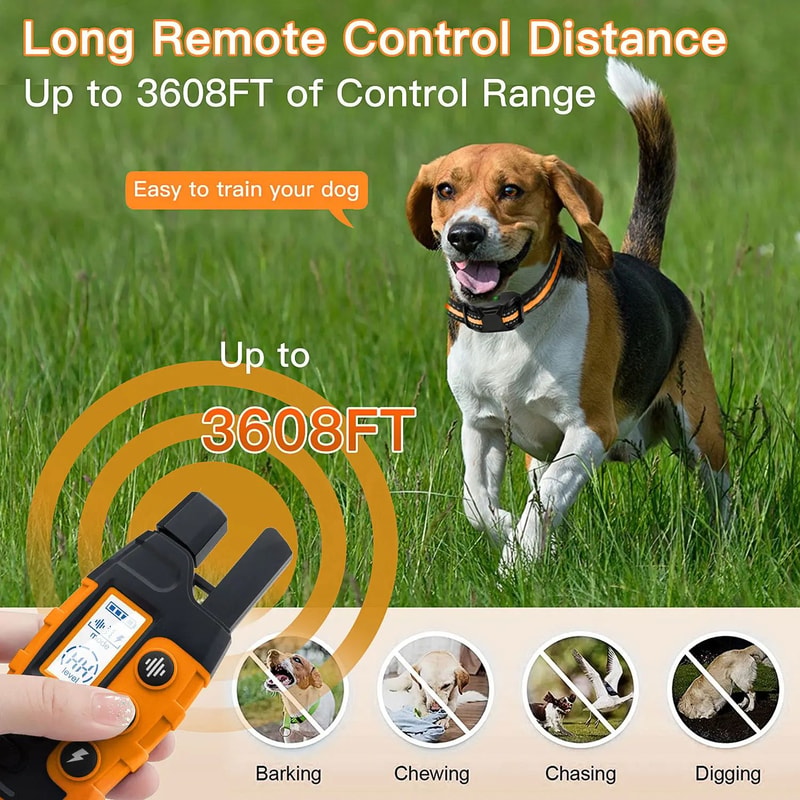 Waterproof Remote Dog Training Collar With Vibration 2