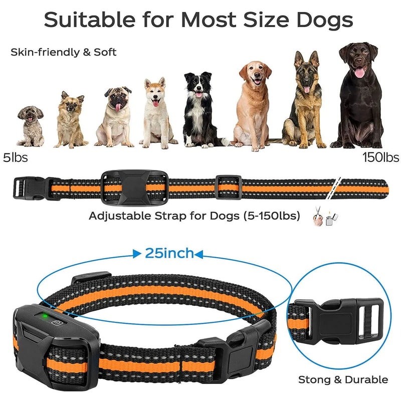 Waterproof Remote Dog Training Collar With Vibration 3