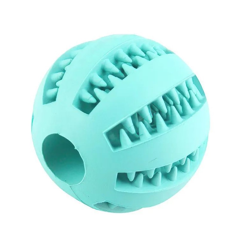 Bite Resistant Treat Dispensing Dog Toy Ball 8