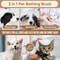3 In 1 Silicone Dog Bath And Grooming Brush 3