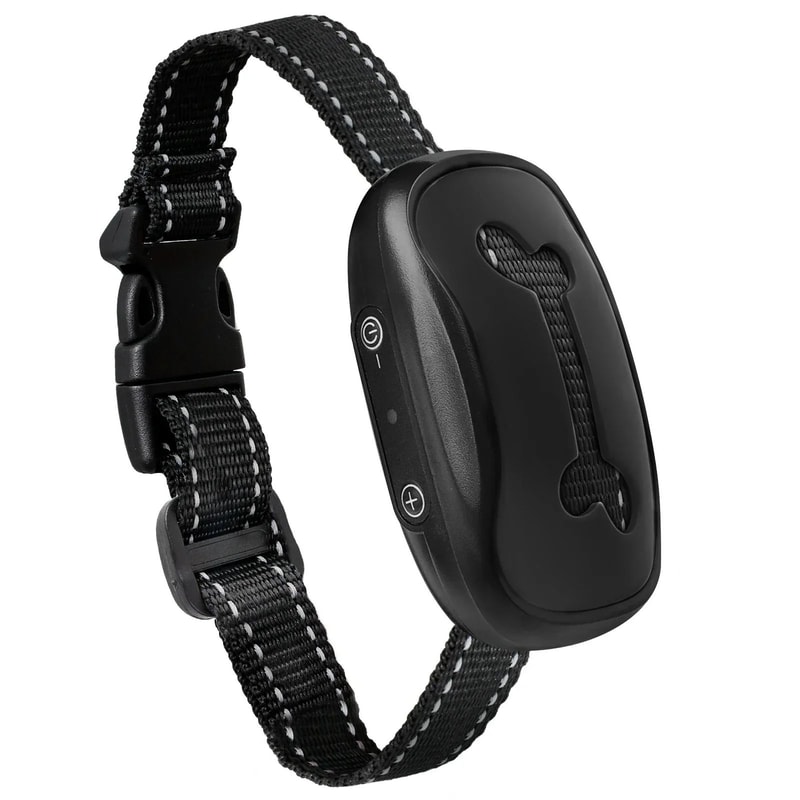 USB Rechargeable Ultrasonic Anti Bark Dog Training Collar 8