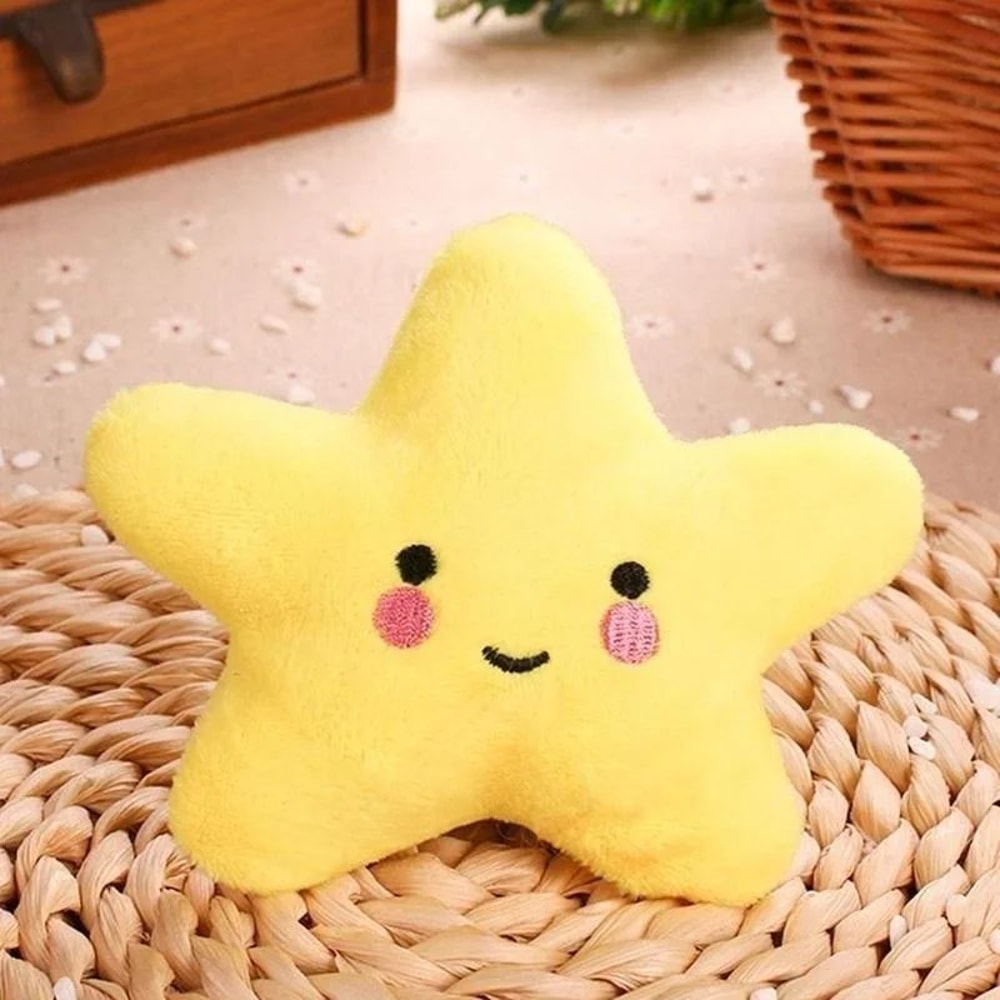 Plush Pentagram Squeaky Pet Toy For Dogs And Cats 5