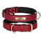 Personalized PU Leather Dog Collar With Engraved Nameplate 8