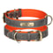 Personalized PU Leather Dog Collar With Engraved Nameplate 9