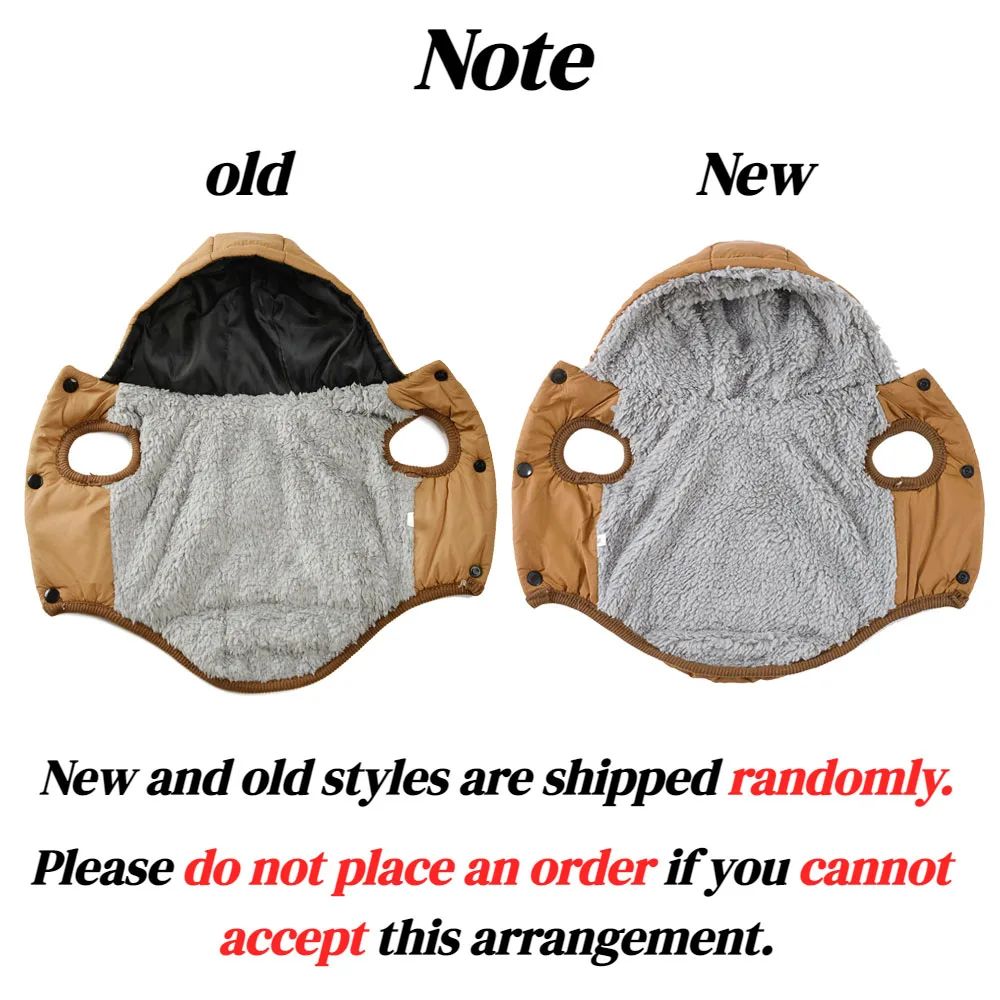 Warm Fleece Dog Hoodie Coat With D Ring 2