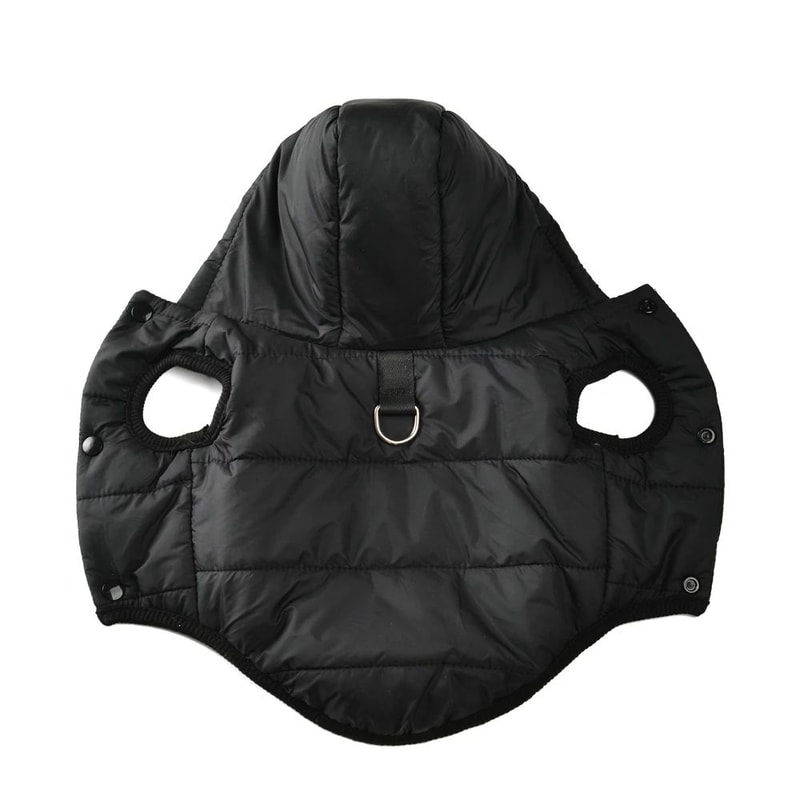 Warm Fleece Dog Hoodie Coat With D Ring 7