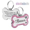 Custom Double Sided Glitter Pet ID Tag 0