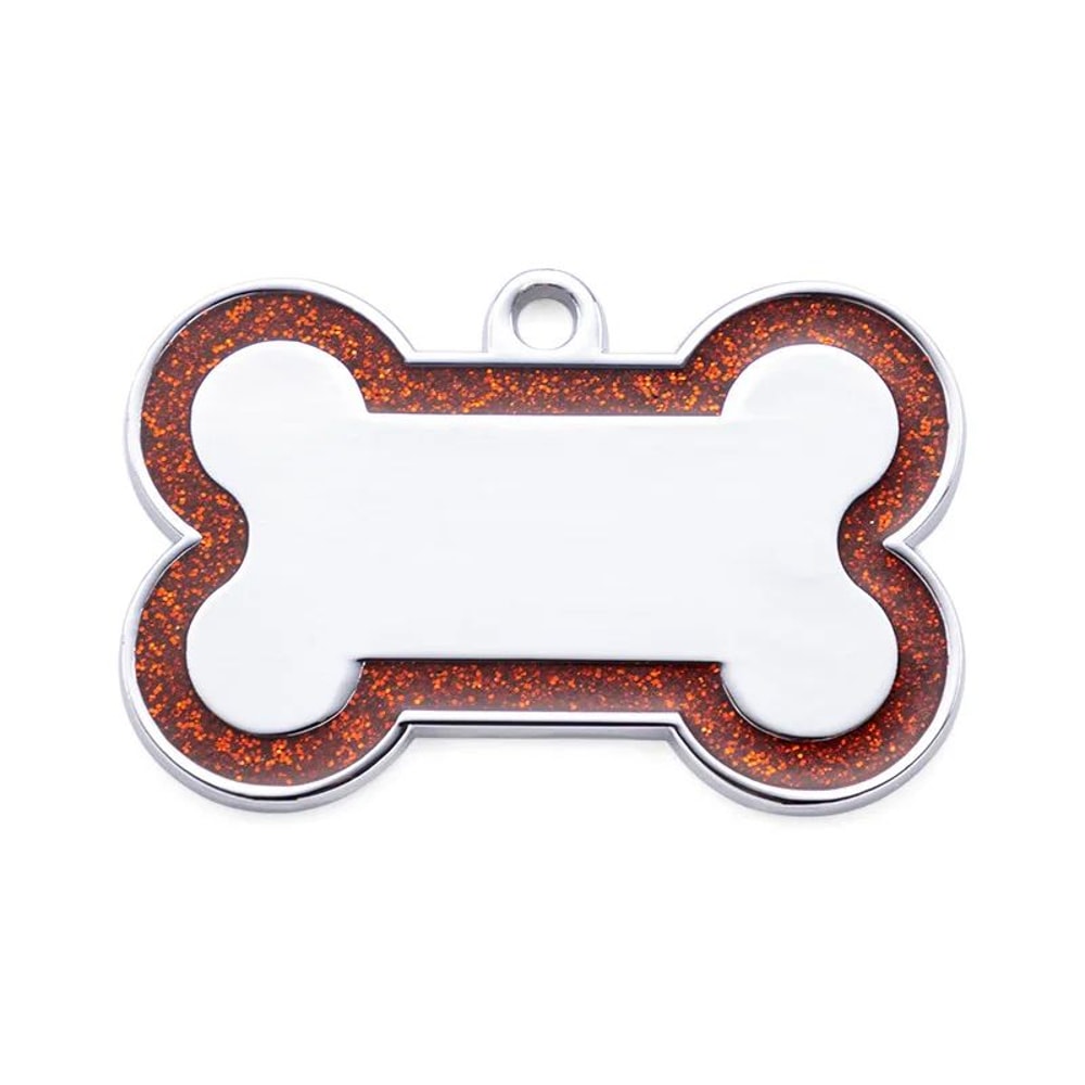 Custom Double Sided Glitter Pet ID Tag 9