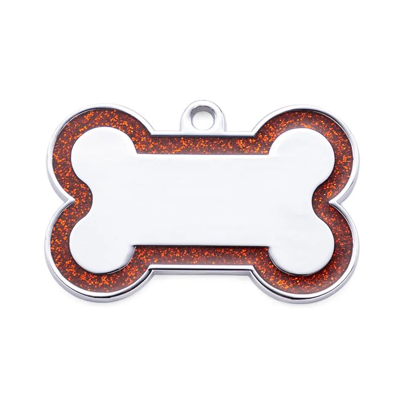 Custom Double Sided Glitter Pet ID Tag 9