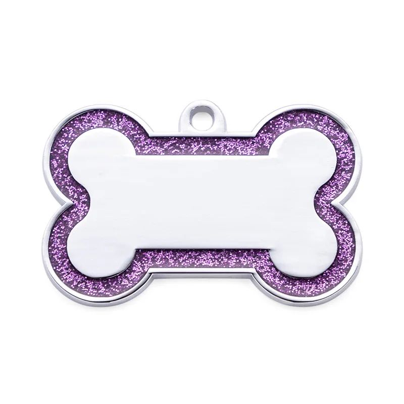 Custom Double Sided Glitter Pet ID Tag 12