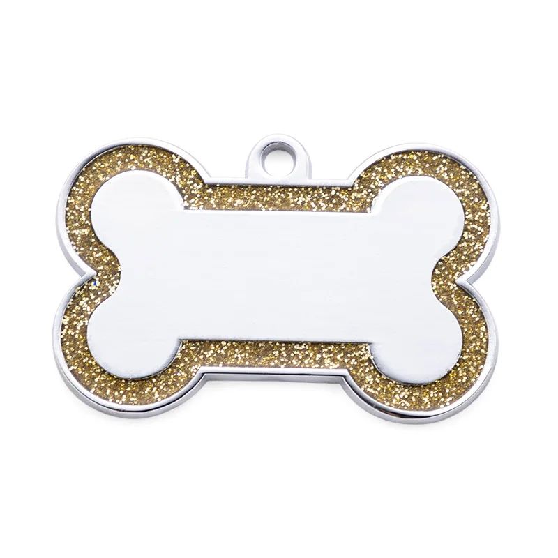 Custom Double Sided Glitter Pet ID Tag 13