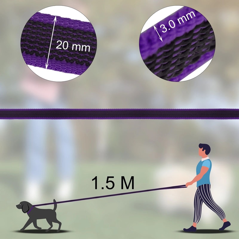 Lightweight Long Training Dog Leash For Small And Large Dogs 10