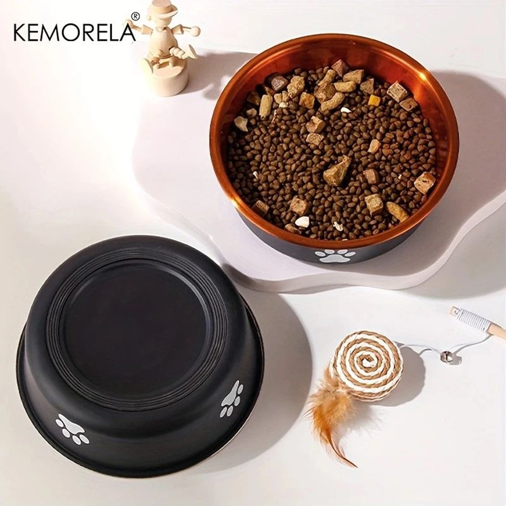 Anti Slip Stainless Steel Dog Feeding Bowl 7