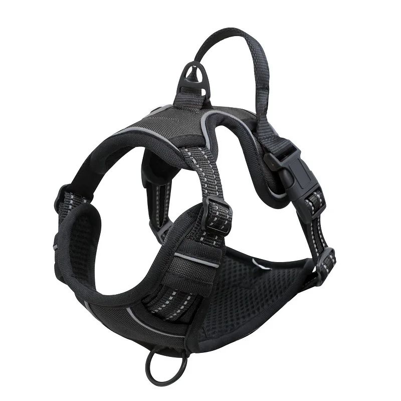 Heavy Duty Reflective No Pull Dog Harness With Handle 11
