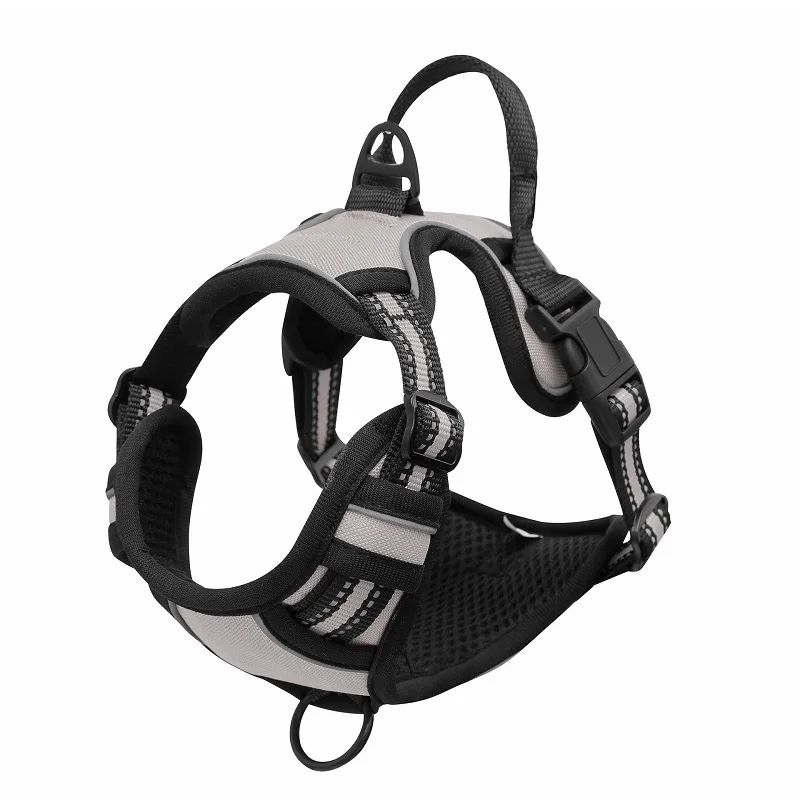 Heavy Duty Reflective No Pull Dog Harness With Handle 13