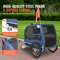 Collapsible Dog Bike Trailer And Pet Travel Cart 2